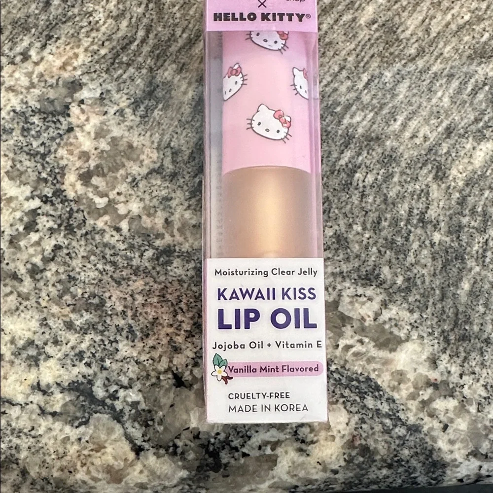 The Créme Shop Hello Kitty Kawaii Kiss Lip Oil Vanilla Mint Flavor